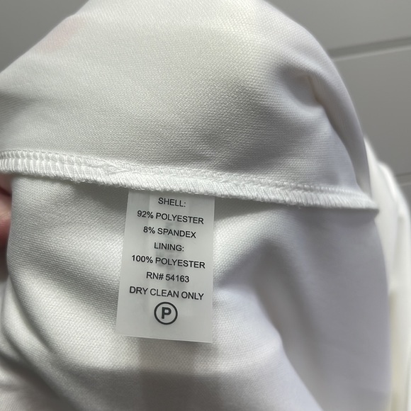 Calvin Klein Floral Sleeveless Dress - White, Pink, Blue - Picture 5 of 5